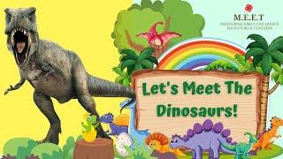 Let's Learn About Dinosaurs! Dinosaurs for Kids Educational video for Kindergarten, Primary Children