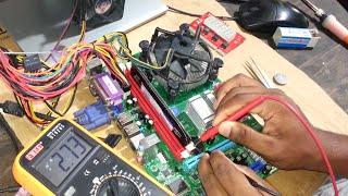 No Display Problem Repair esonic Motherboard in Hindi By Tanvir Computer  Scientist