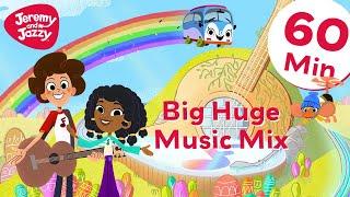 Big Huge Music Mix  Kids Songs  Jeremy and Jazzy