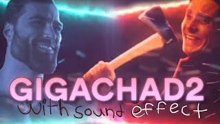 GigaChad vs Patrick Bateman. with sound effect! @Largetrap animation maker