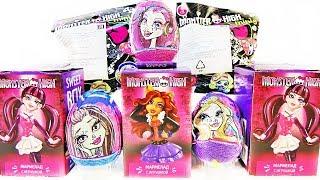 МОНСТЕР ХАЙ Mix! СЮРПРИЗЫ с игрушками по мультику MONSTER HIGH Sweet Box,Kinder Surprise unboxing