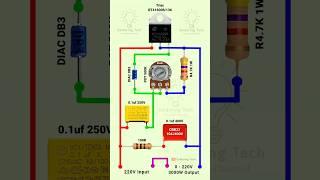 0 - 220V Variable power supply | Voltage regulator circuit | Fan speed controller | Dimmer