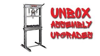 Harbor Freight 20 Ton Shop Press Unbox, Assembly, Upgrades