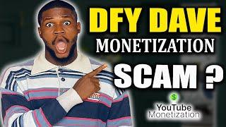 DFY Dave Monetization Review - ️My Experience️I Bought A YouTube Channel