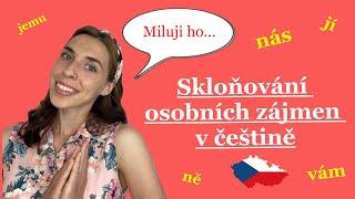 Skloňování osobních zájmen v češtině. Склонение личных местоимений в чешском языке. Чешский язык