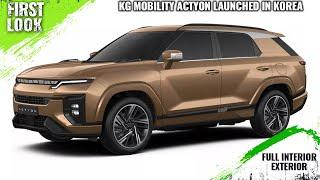 KG Mobility (SsangYong) Actyon SUV Launched In Korea - First Look - Full Interior Exterior