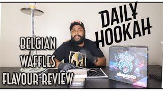 DAILY HOOKAH TOBACCO BELGIAN WAFFLES-FLAVOUR REVIEW- GERMAN SUBTITLES