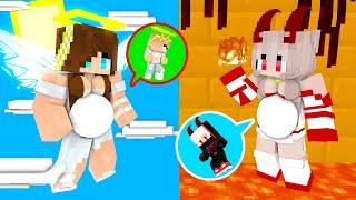 Monster School : Angel Girl and Devil Girl - Minecraft Animation