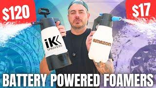 Best FOAM SPRAYER for CAR DETAILING | IK vs Amazon | BEST VALUE?
