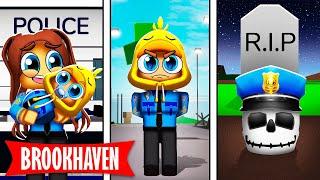 100 UUR Leven Als POLITIE In Roblox! (Brookhaven)