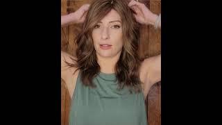 Adding Hair Volume and Coverage to Top and Crown, Wearing Review by Savannah  Human Hair Topper
