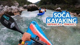 Soča kayaking - Srpenica 1 - Trnovo 1 (Dagger rewind/Zet cross)