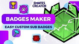 Twitch Sub Badge Maker - How to make Twitch Badges