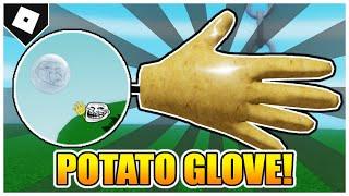 How to get POTATO GLOVE + "SORRY TO BURST YOUR BUBBLE" BADGE in SLAP BATTLES! [ROBLOX]