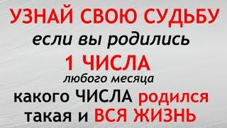 Рожденные 1 ЧИСЛА. Судьба и характер человека. Нумерология.