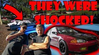 Hilarious Reactions To My Customized Ricer EG Honda Civic At A Vintage Car Show