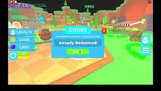 ALL CODES FOR ORE MAGNET SIM!!! |Roblox Ore Magnet Simulator