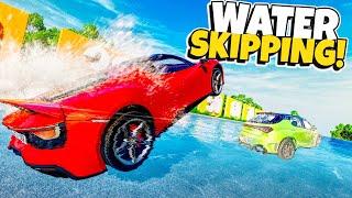 Upgrading Cars to Skip on WATER in BeamNG Drive!