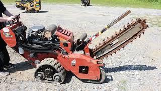 2012 Ditch Witch model RT20 walk behind trencher For Sale at Auction