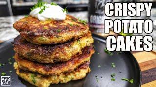 Perfectly Crispy Loaded Potato Cakes