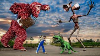 The Most REALISTIC Movies: Red Kong, Tank VS Evolution Of T-rex | Ultimate Showdown | Teddy Chase