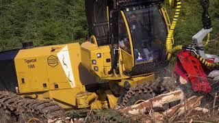 Tigercat 1185 Harvester in Scotland