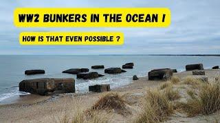 WW2 bunkers in the ocean. How is that even possible ?