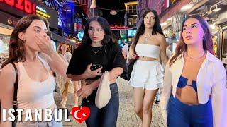  Istanbul Nightlife District 4K - Turkish Girls After Dark