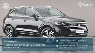 Volkswagen Touareg - V6 R-Line Tech 3.0 TDI 286PS 8-speed Auto Tiptronic 5 Door - Citygate Volksw...