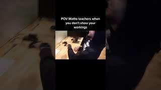 YOU MUST SHOW YOUR WORKINGS!! #math #mathteachers #shorts #myedspace