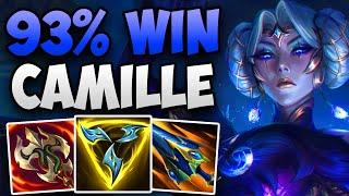 UNBELIEVABLE 93% WIN RATE CHALLENGER CAMILLE! | CHALLENGER CAMILLE TOP GAMEPLAY | Patch 14.8 S14