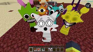 Realistic Incredibox SPRUNKI Phase II MOD in Minecraft PE