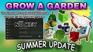 NEW Grow A Garden Script Pastebin 2025 AUTO EVENT SUMMER DUPE SEED, Elephant Ears seed,Feijoa NO KEY