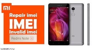 Repair imei Xiaomi MI Redmi Note 4 (Invalid Imei)