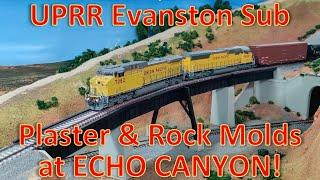 WEEKLY UPDATE - Plaster & Rock Molds @ Echo Canyon - UPRR Evanston Sub - Large HO Scale Train Layout