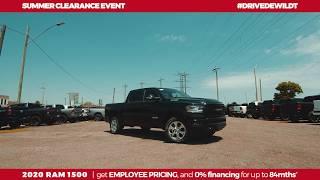 2020 Ram 1500 July Summer Clearance Event Sale