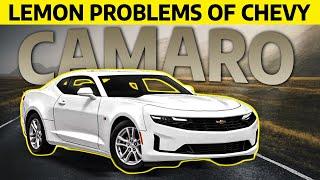 Chevy Camaro Lemon Attorney | Technical Issues of Chevy Camaro!