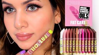 NYX lip gloss | FAT OIL SLICK CLICK | Review | Vegan lip Balm swatches