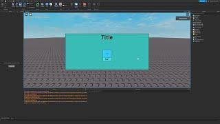 Basics of GUI in Roblox Studio