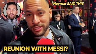 Neymar spoke about his reunion with MESSI and Suarez at Inter Miami | Football News Today