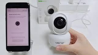 VENZ smart PTZ camera pairing process -- R4040 V2