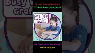 DIY Mosaic Photo Frame Craft Kit