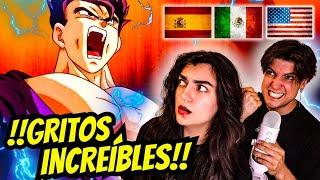 ESPAÑOLES REACCIONAN A DRAGON BALL DOBLAJE LATINO EL GRITO DE GOHAN VS BROLYLATINO VS CASTELLANO