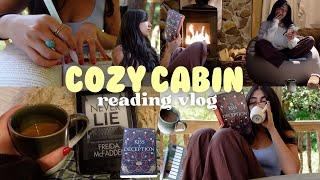 cozy cabin reading vlog (annotating, drinking lots of tea and enjoying the simple things)