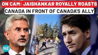 Canada’s Ally Watches As Jaishankar Slams Trudeau Over Attack On Hindu Temple, Nijjar Murder Claims