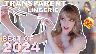 TRANSPARENT LINGERIE | Best of 2024 !  * Try On *