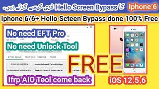 IPhone 6 IOS 12.5.6 Free Untethered Icloud Bypass 2023 | No need EFT/Unlock tool | Free Free Free