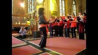 East European Choir At UCL - Zhuk Ukrainian folk song Жук