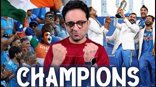 India Wins Champions Trophy 2025. EPIC SCENES....!