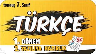 7.Sınıf Türkçe 1.Dönem 2.Yazılıya Hazırlık  #2025